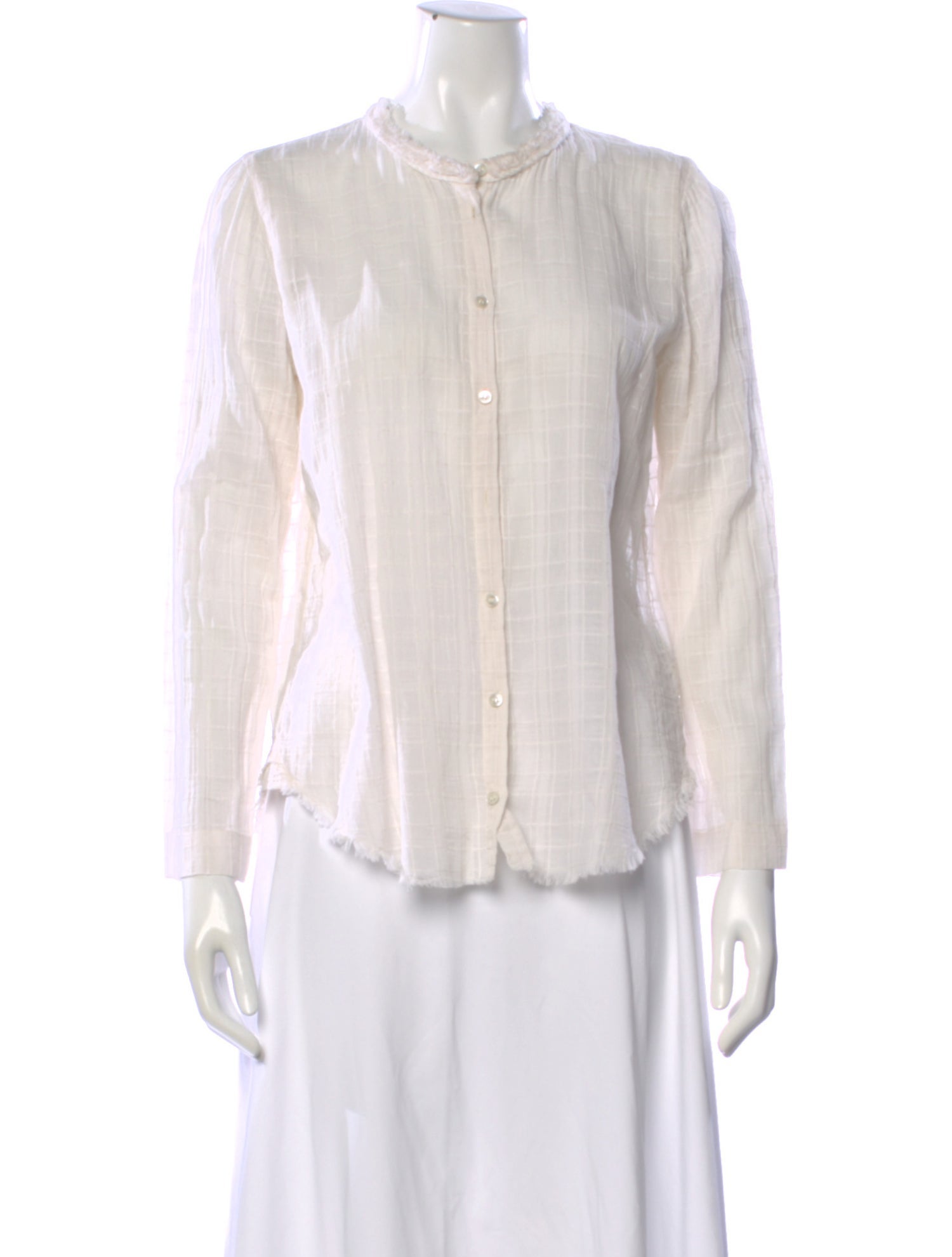 Raquel Allegra Striped Long Sleeve Blouse