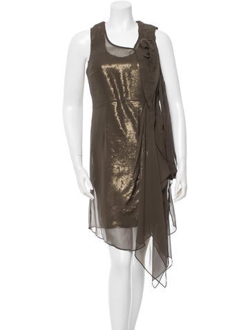 Robert Rodriguez Sequin Embellished Sleeveless Dress
