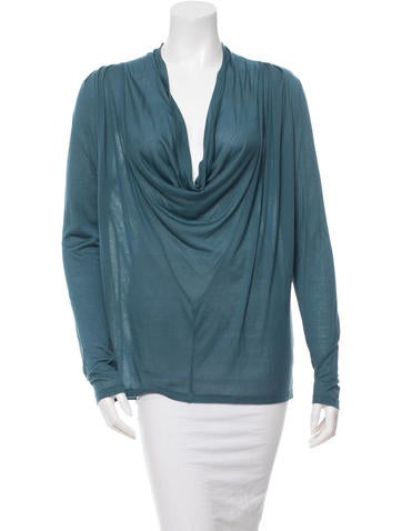 Robert Rodriguez Cowl Neck Knit Top