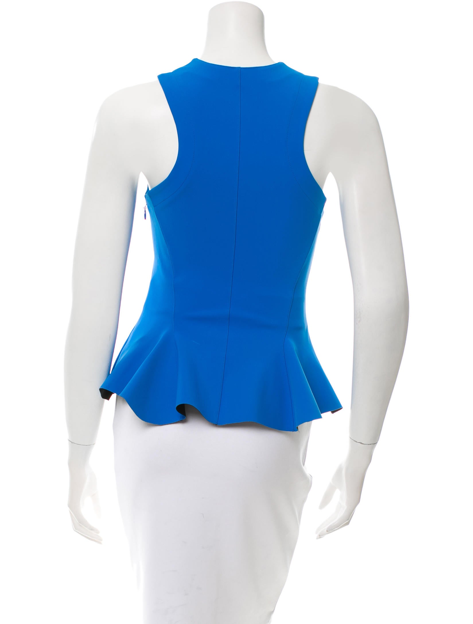 Robert Rodriguez Sleeveless Peplum Top Clothing WRR27085 The RealReal