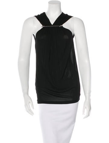 Robert Rodriguez Gathered Sleeveless Top