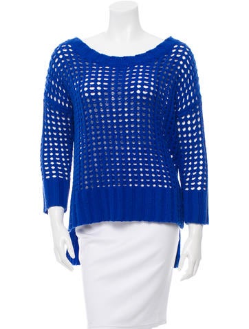 Robert Rodriguez Wool Open Knit Sweater