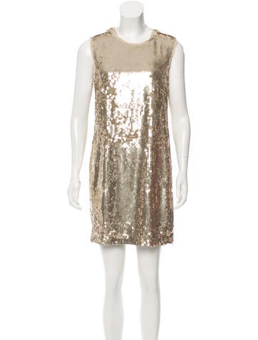 Robert Rodriguez Sleeveless Sequined Dress