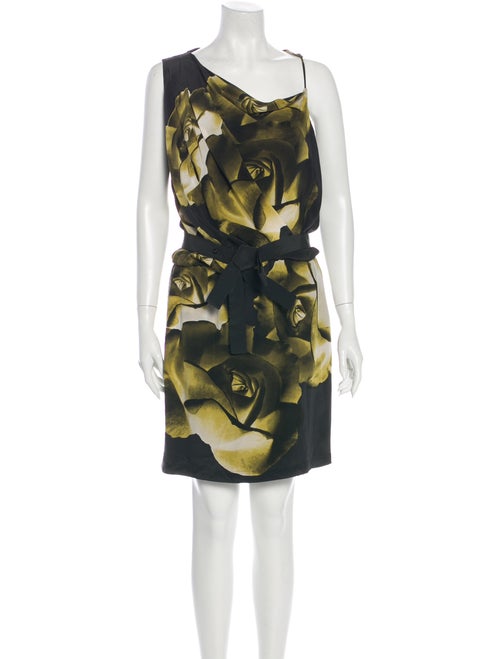 Robert Rodriguez Silk Mini Dress Green