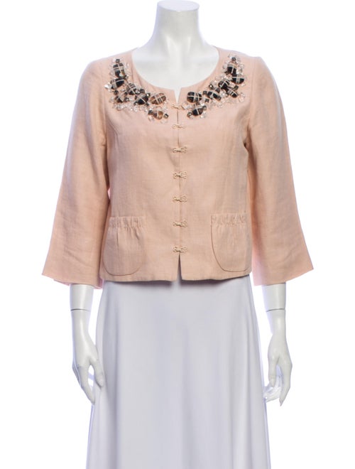 Robert Rodriguez Linen Evening Jacket