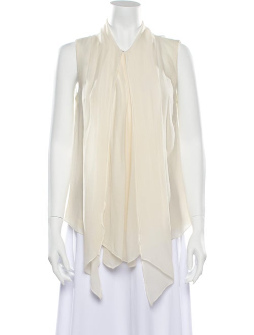 Robert Rodriguez V-Neck Sleeveless Blouse