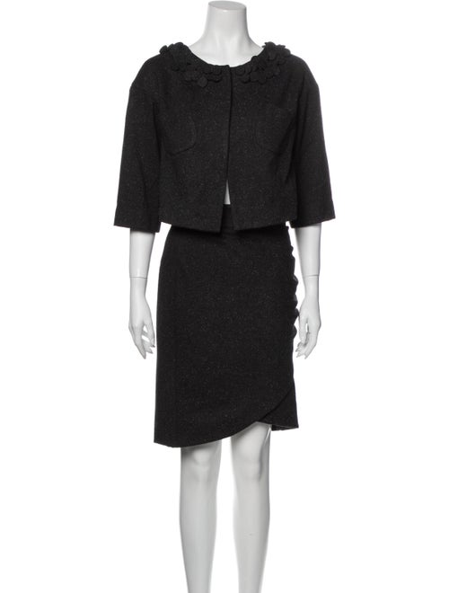 Robert Rodriguez Skirt Suit Grey