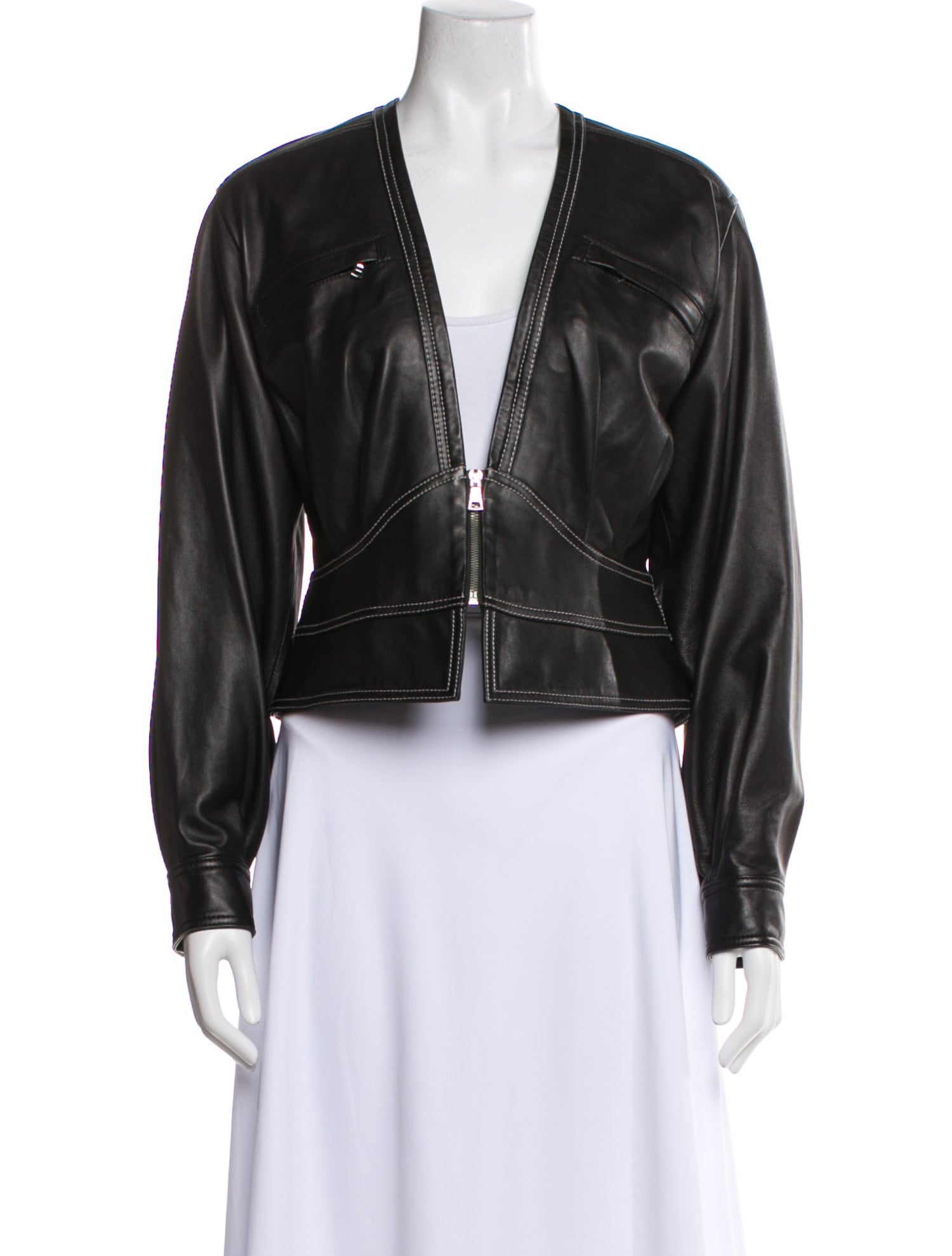 Robert Rodriguez Leather Biker Jacket