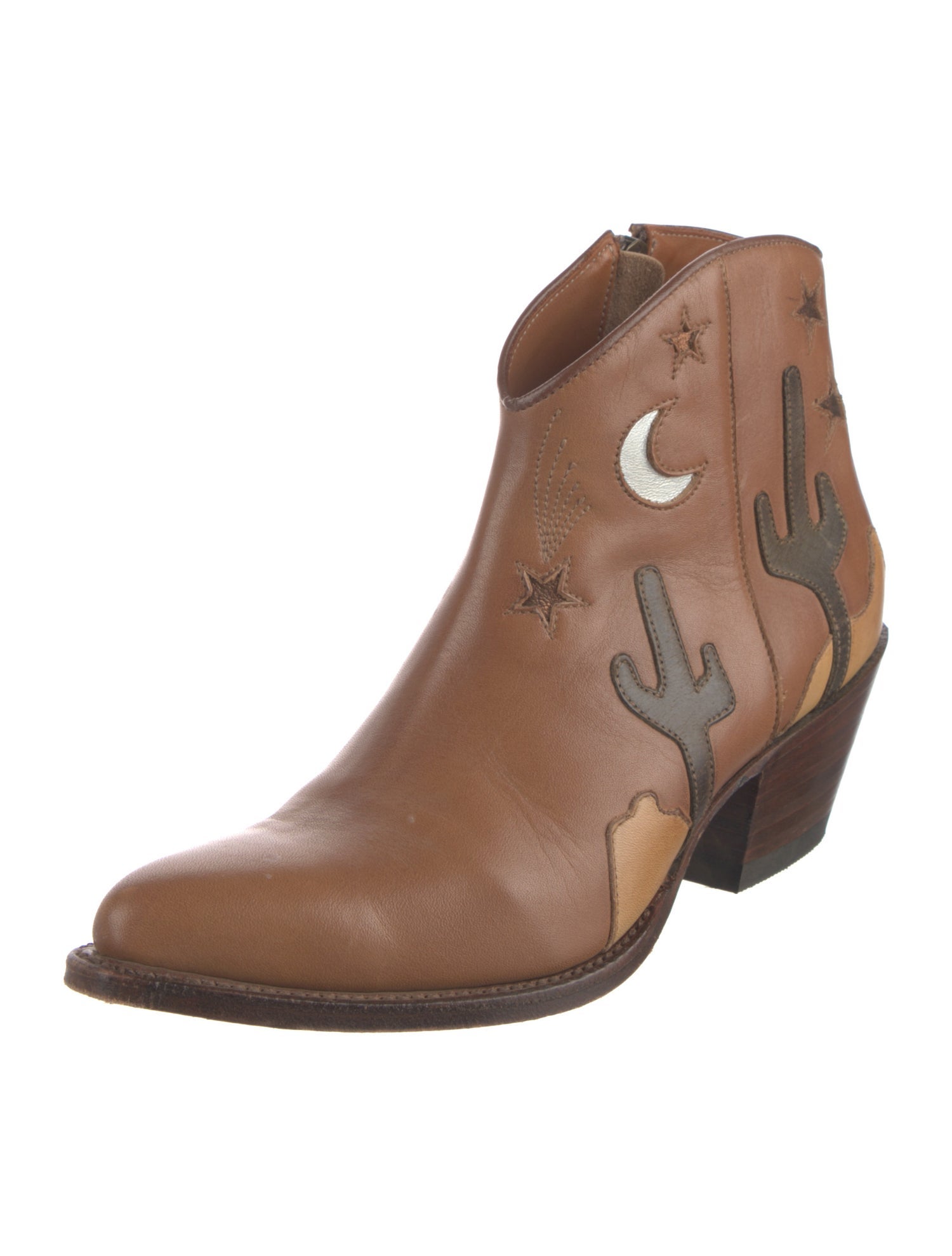 Ranch Road Boots Leather Graphic Print Western Boots