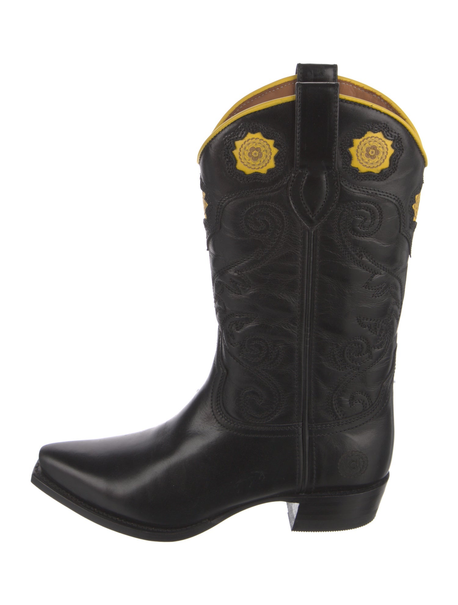 Ranch Road Boots Leather Graphic Print Western Boots
