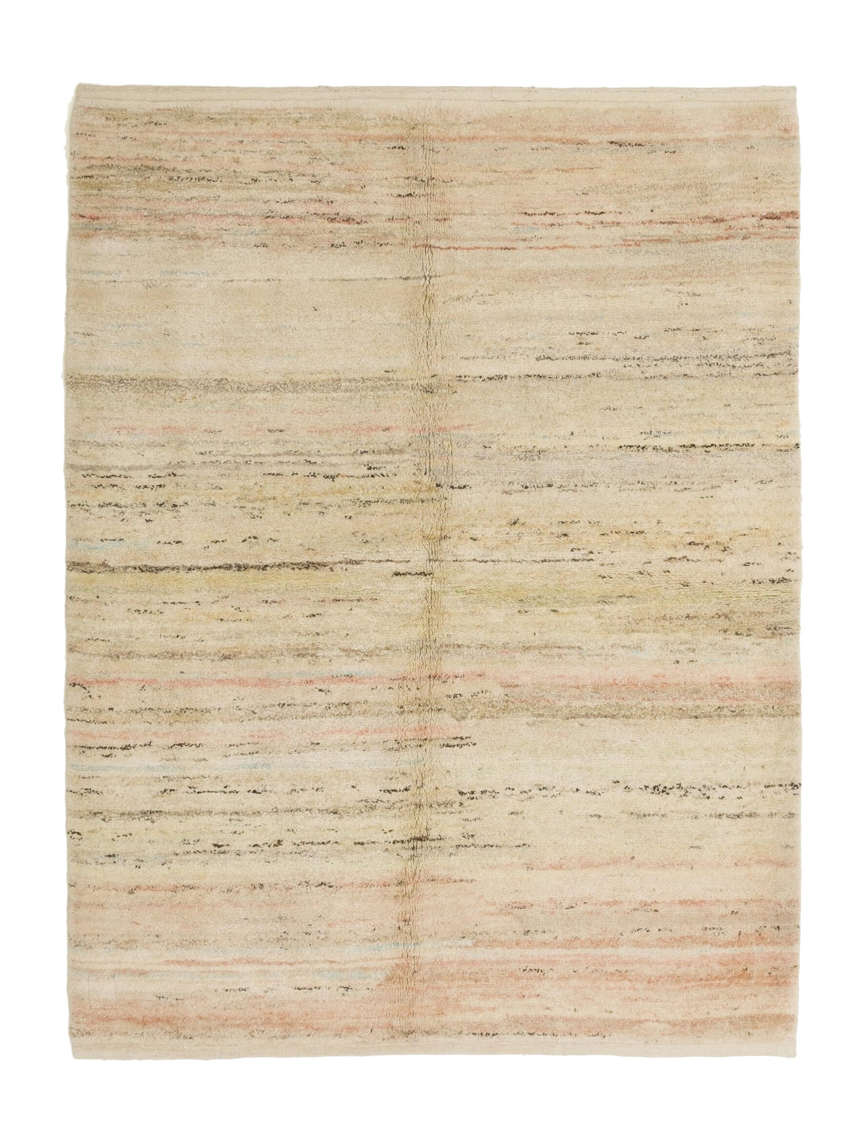 Revival Rugs Oushak HandKnotted Rug 5'2" x 6'11" Neutrals Area Rugs