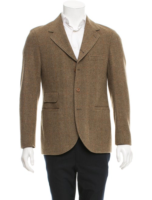 RRL & Co. Windowpane Wool Blazer