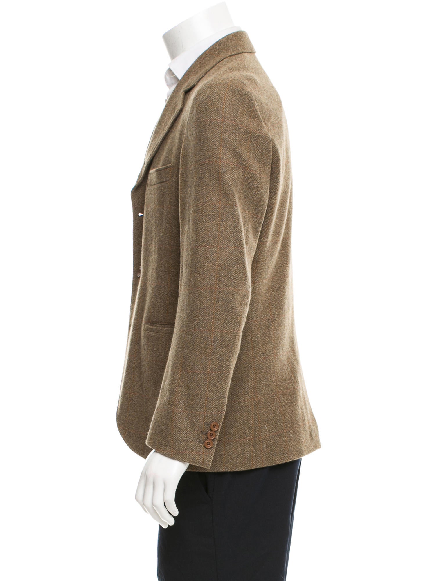 RRL & Co. Windowpane Wool Blazer