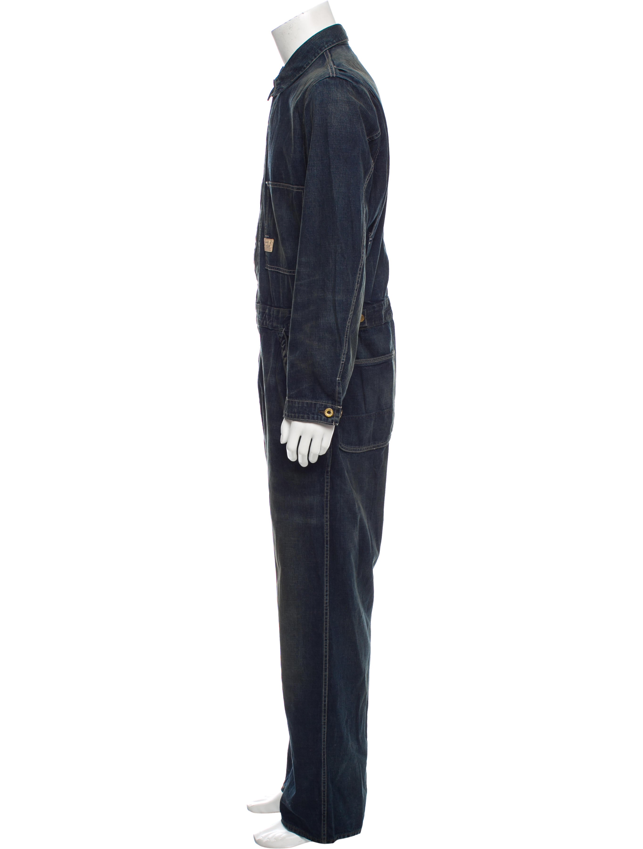 RRL & Co. Denim Coverall Jumpsuit - 16