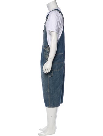 RRL & Co. Distressed Denim Overalls