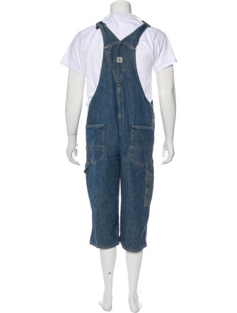 RRL & Co. Distressed Denim Overalls