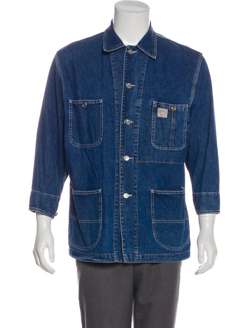 RRL & Co. Denim Point Collar Jacket blue