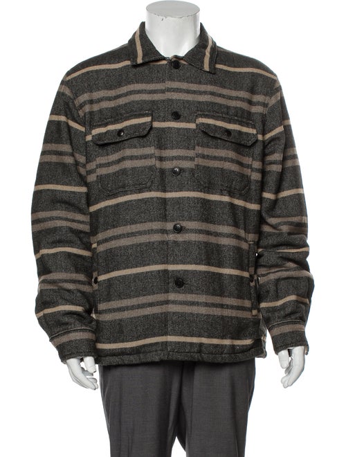 RRL & Co. Striped Jacket w/ Tags Grey
