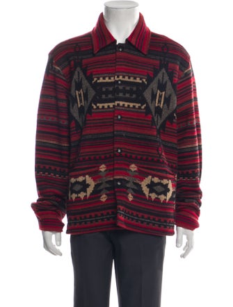 RRL & Co. Wool Striped Cardigan