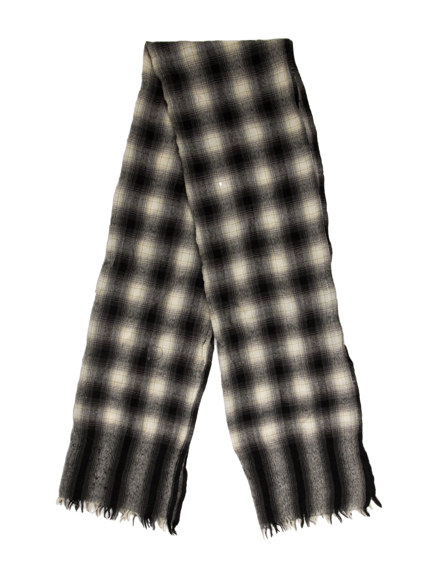 RRL & Co. Wool Plaid Print Scarf