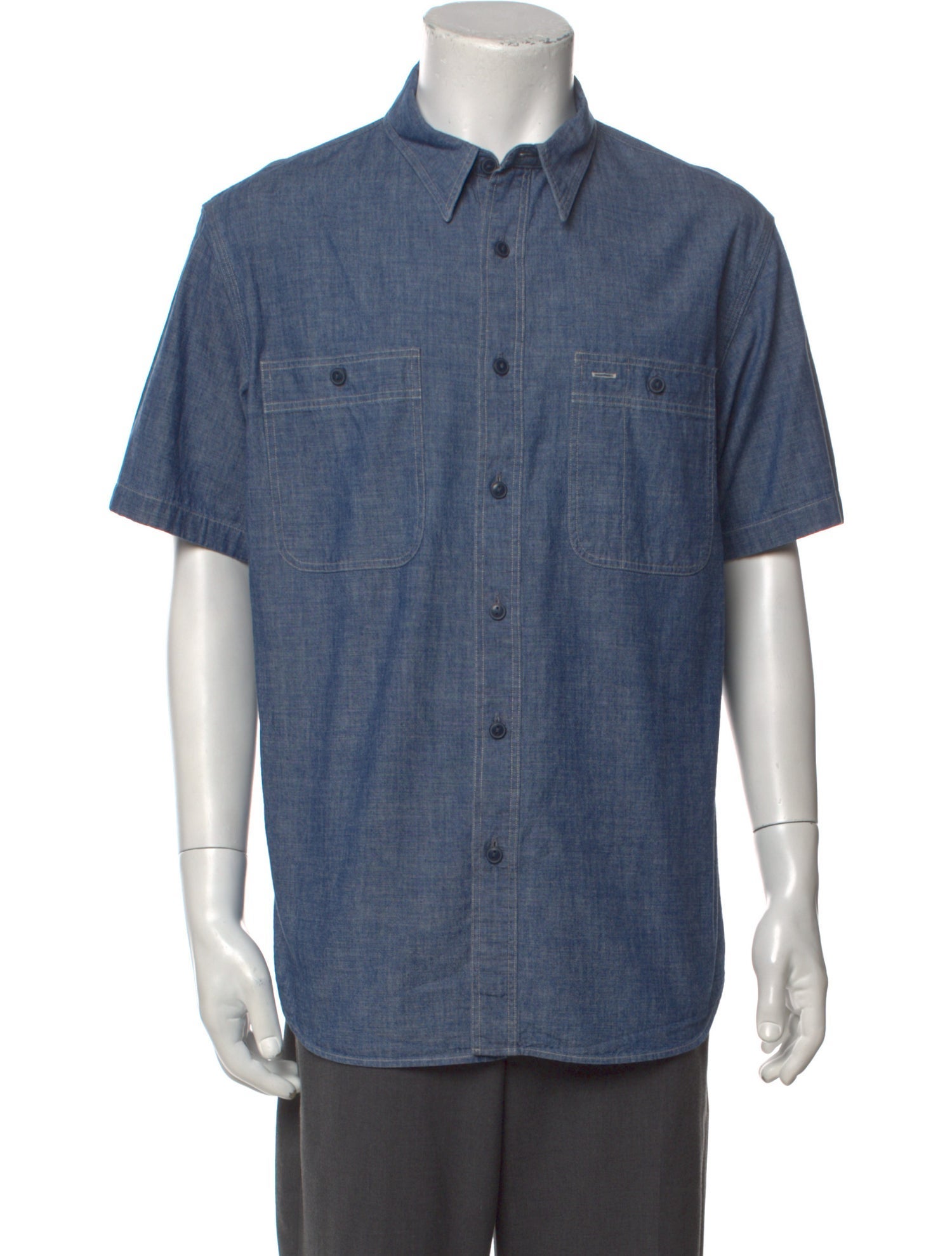 RRL & Co. Short Sleeve Denim Shirt