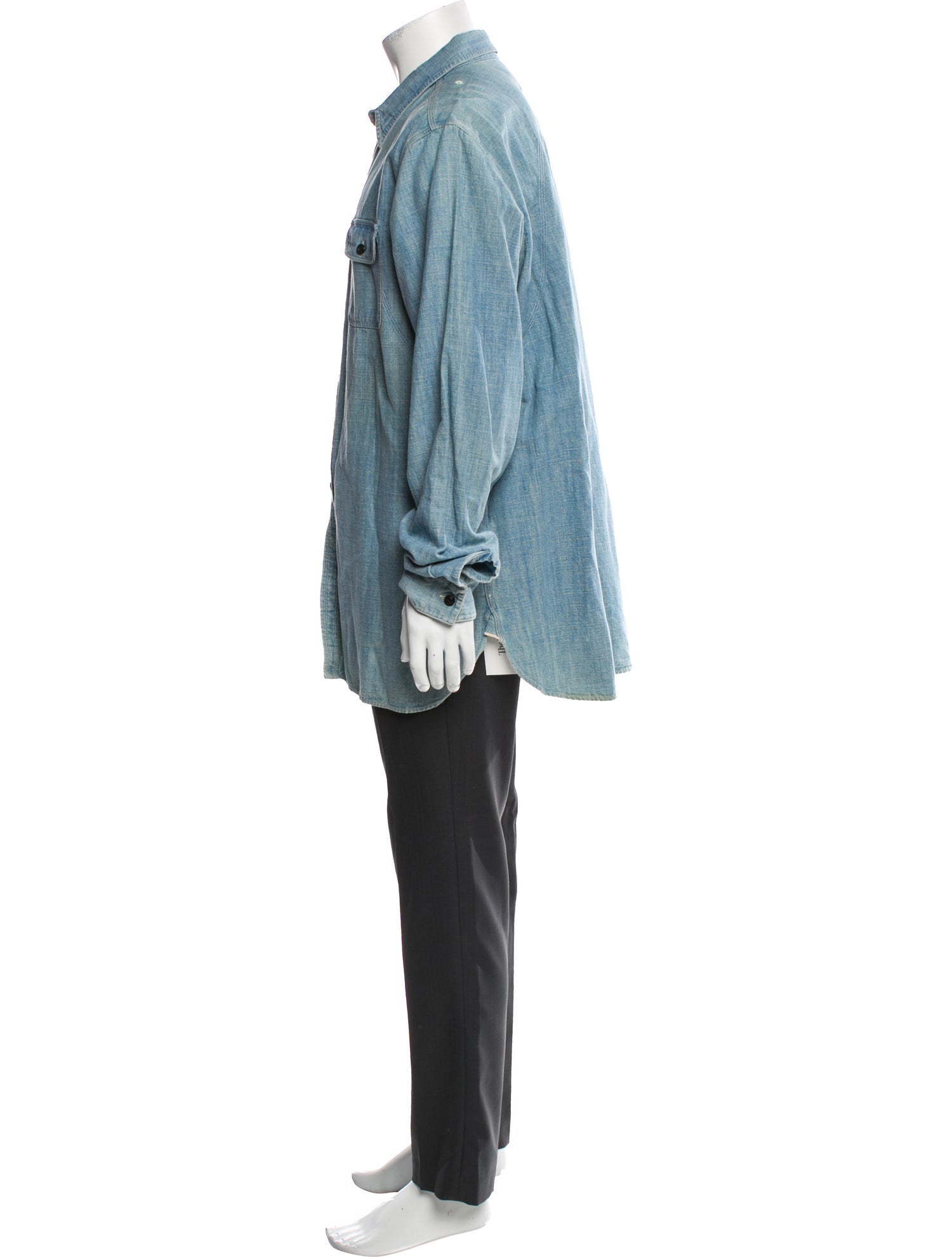 RRL & Co. Long Sleeve Denim Shirt