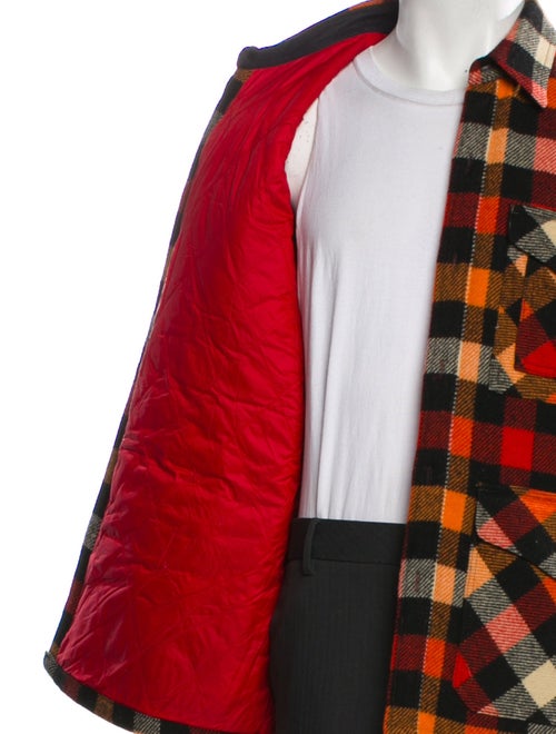 RRL & Co. Wool Plaid Print Bomber Jacket