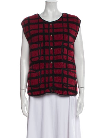 RRL & Co. Plaid Print Vest