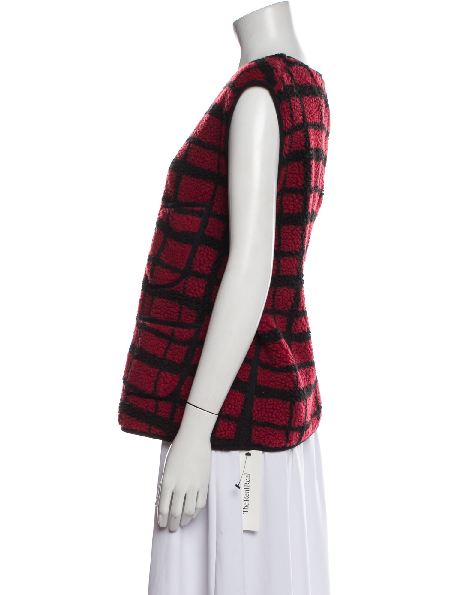 RRL & Co. Plaid Print Vest