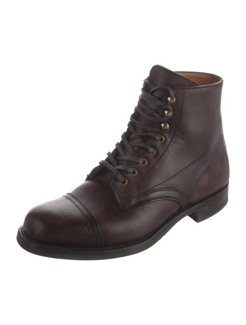 RRL & Co. Leather Combat Boots