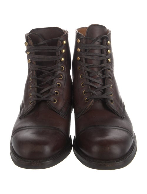 RRL & Co. Leather Combat Boots