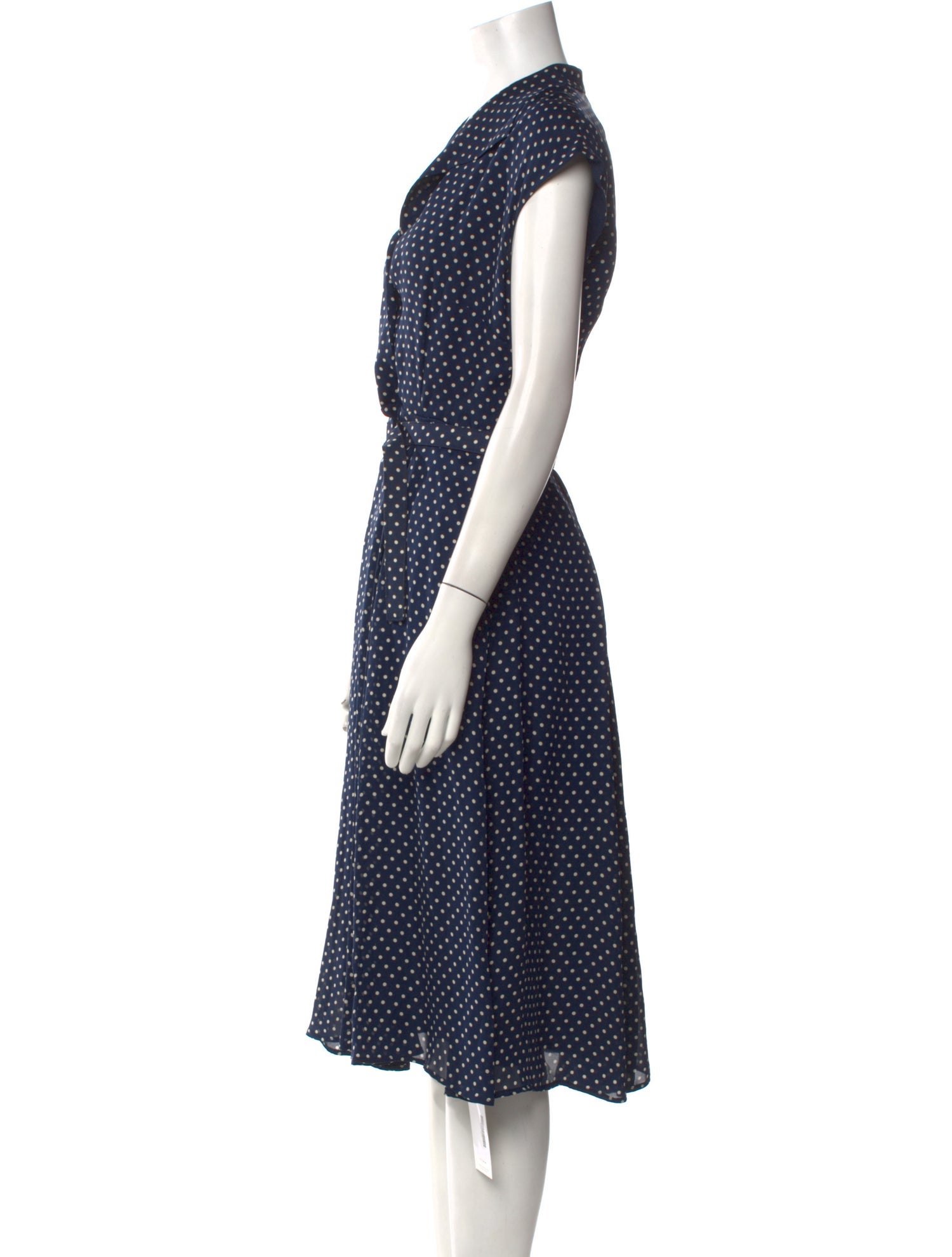 RRL & Co. Silk Midi Length Dress