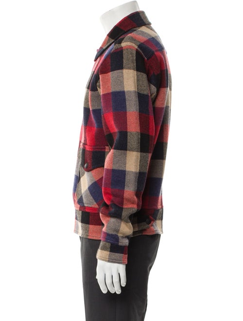 RRL & Co. Wool Plaid Print Trucker Jacket