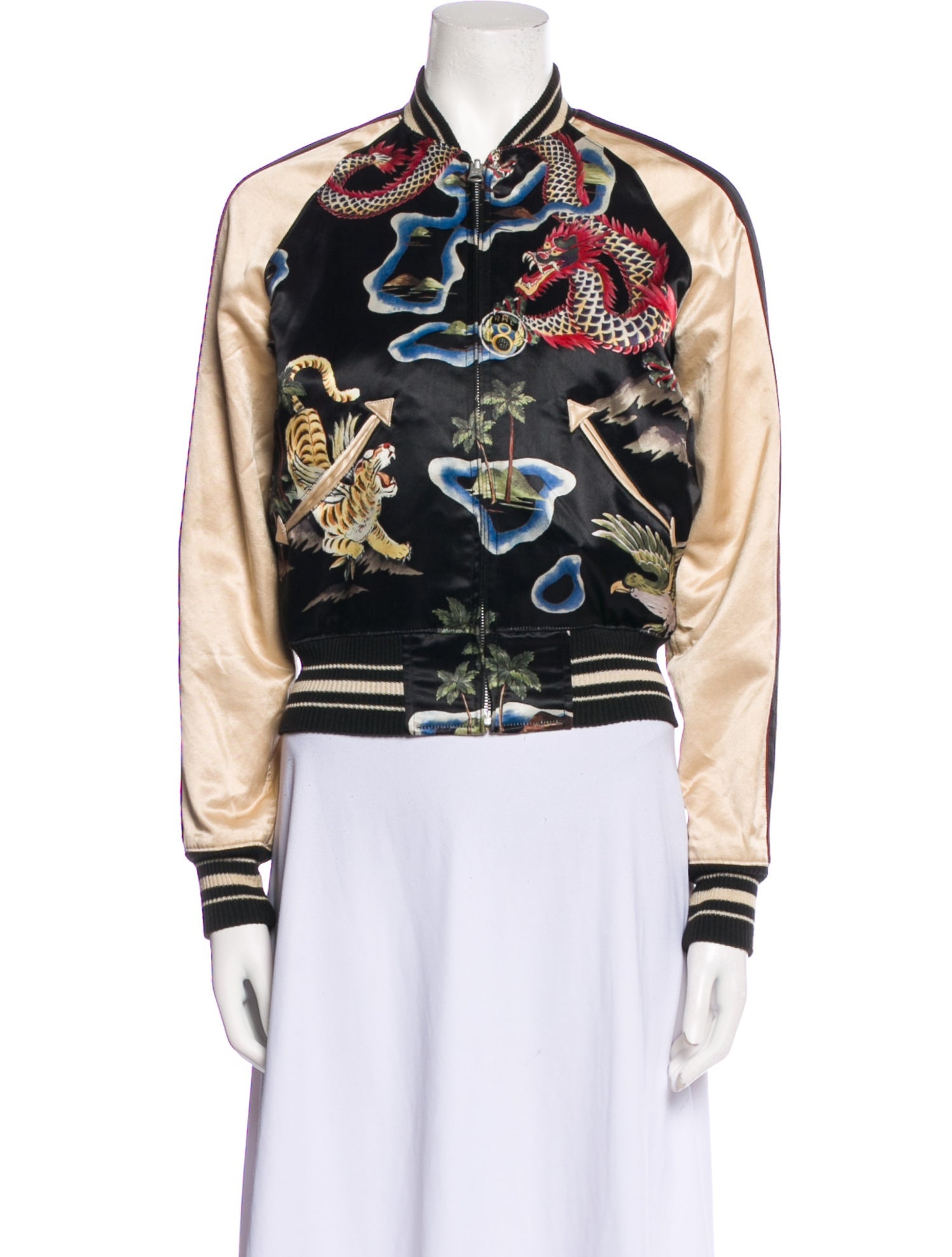 RRL & Co. Reversible Printed Bomber Jacket