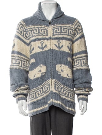 RRL & Co. Wool Patterned Cardigan