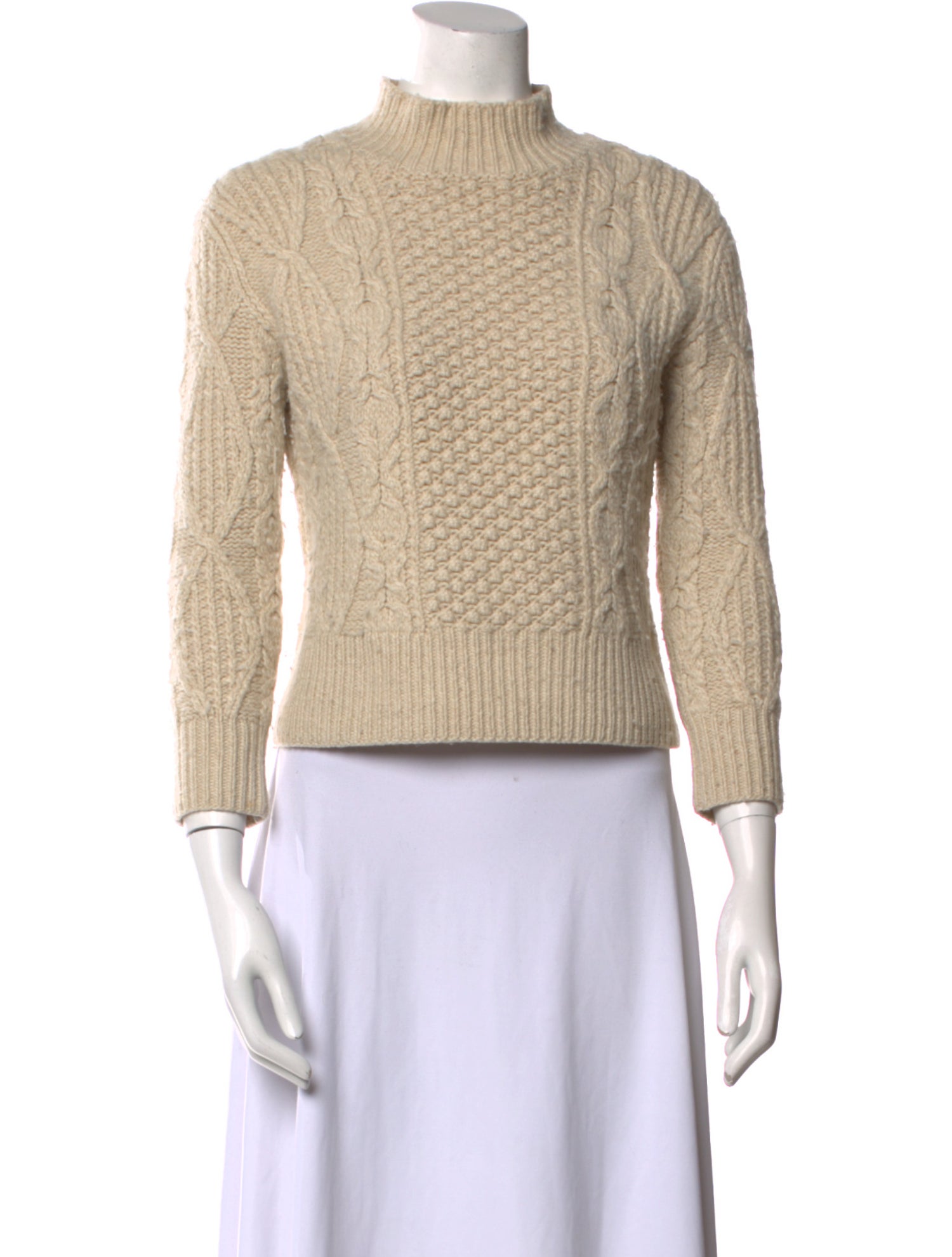 RRL & Co. Wool Mock Neck Sweater