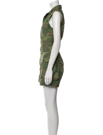 RRL & Co. Camouflage Print Romper