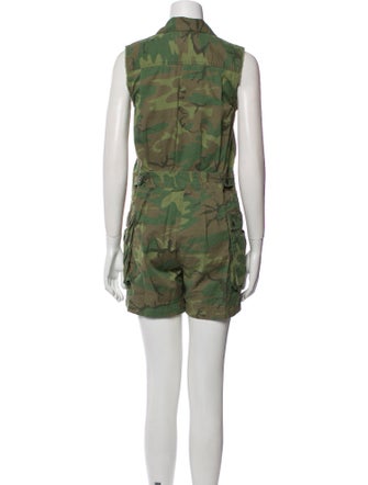RRL & Co. Camouflage Print Romper
