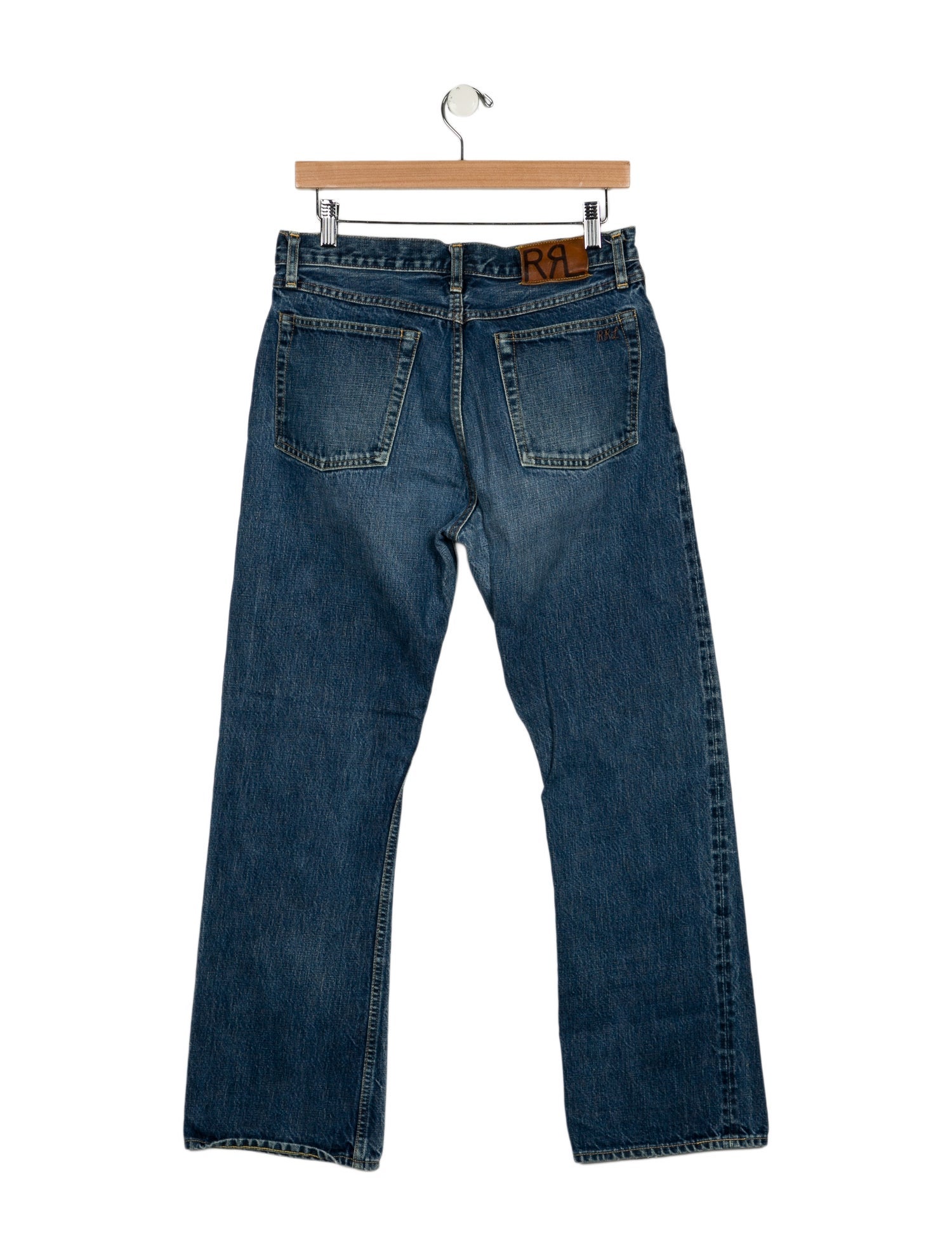 RRL & Co. Mid-Rise Wide Leg Jeans