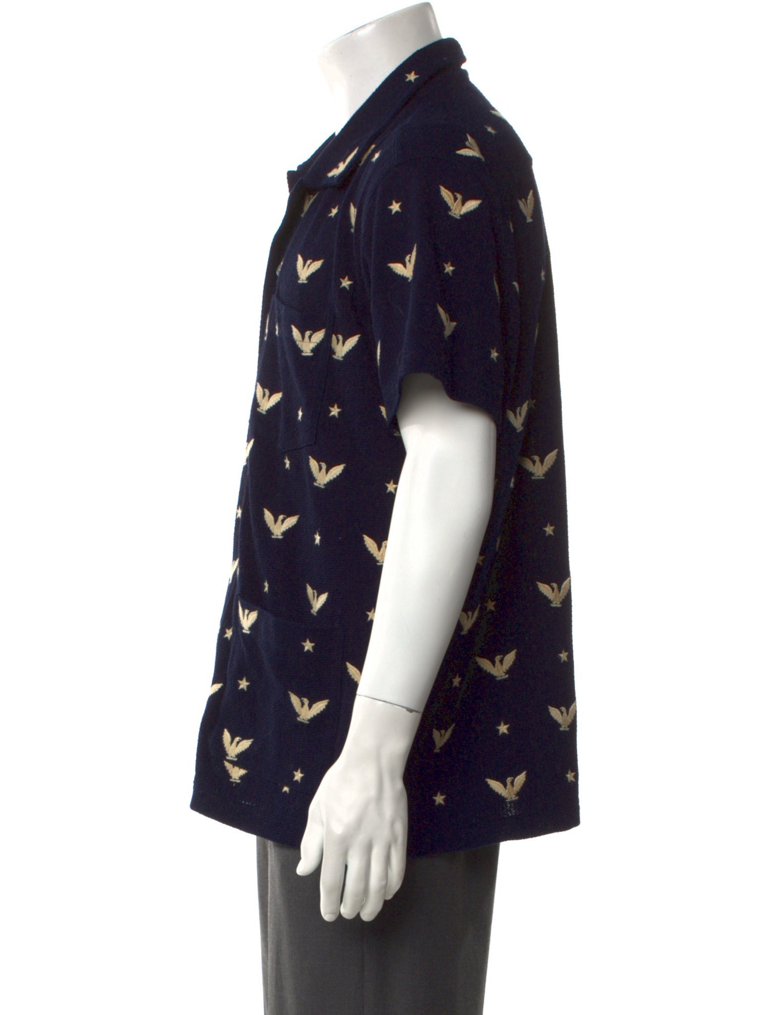 RRL & Co. Printed Short Sleeve Shirt