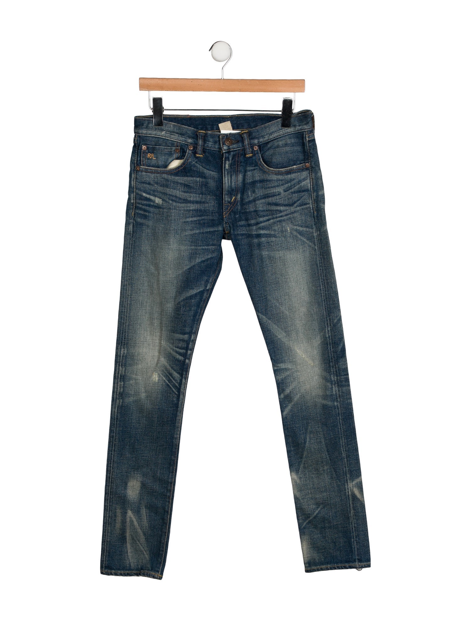 RRL & Co. Mid-Rise Straight Leg Jeans