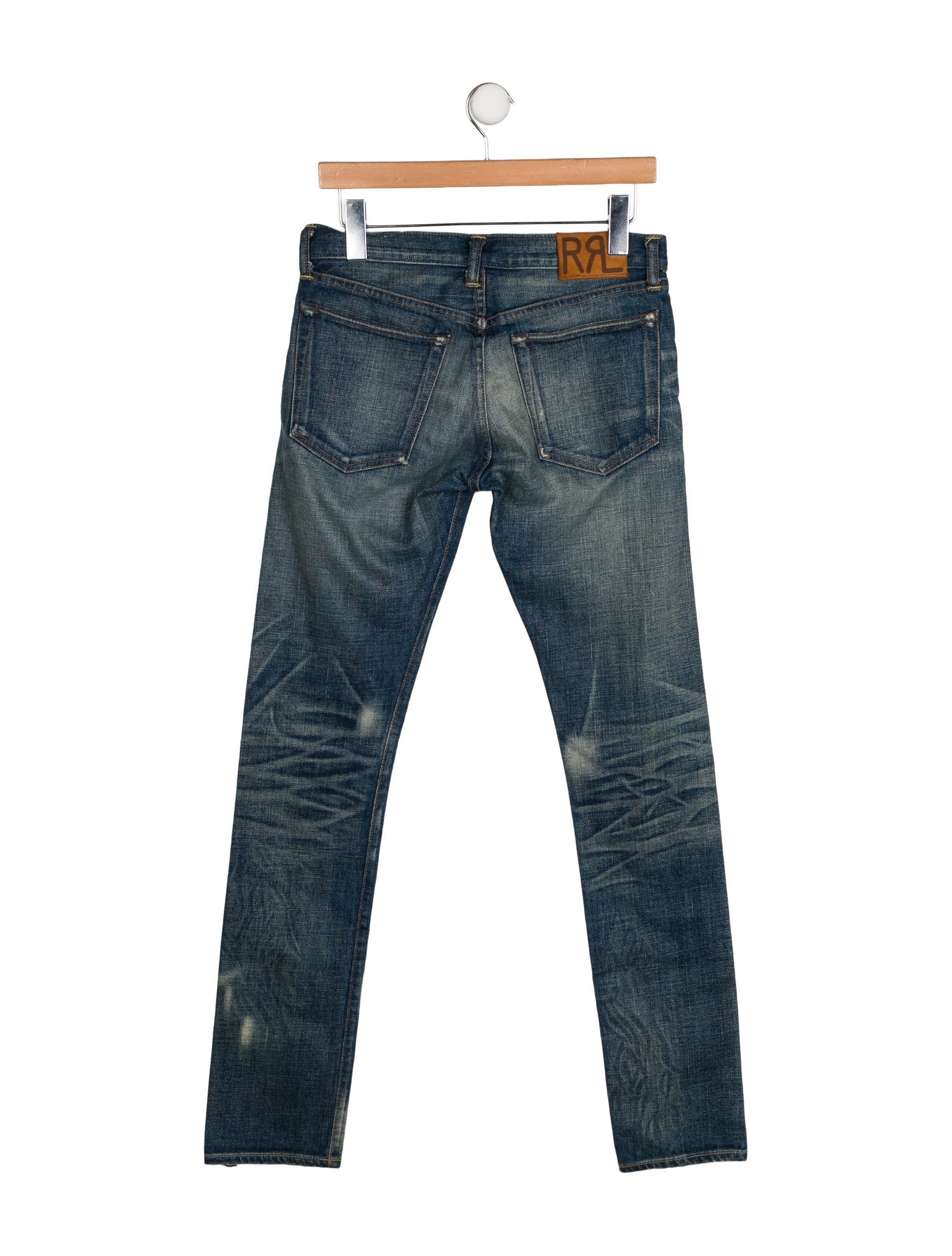RRL & Co. Mid-Rise Straight Leg Jeans