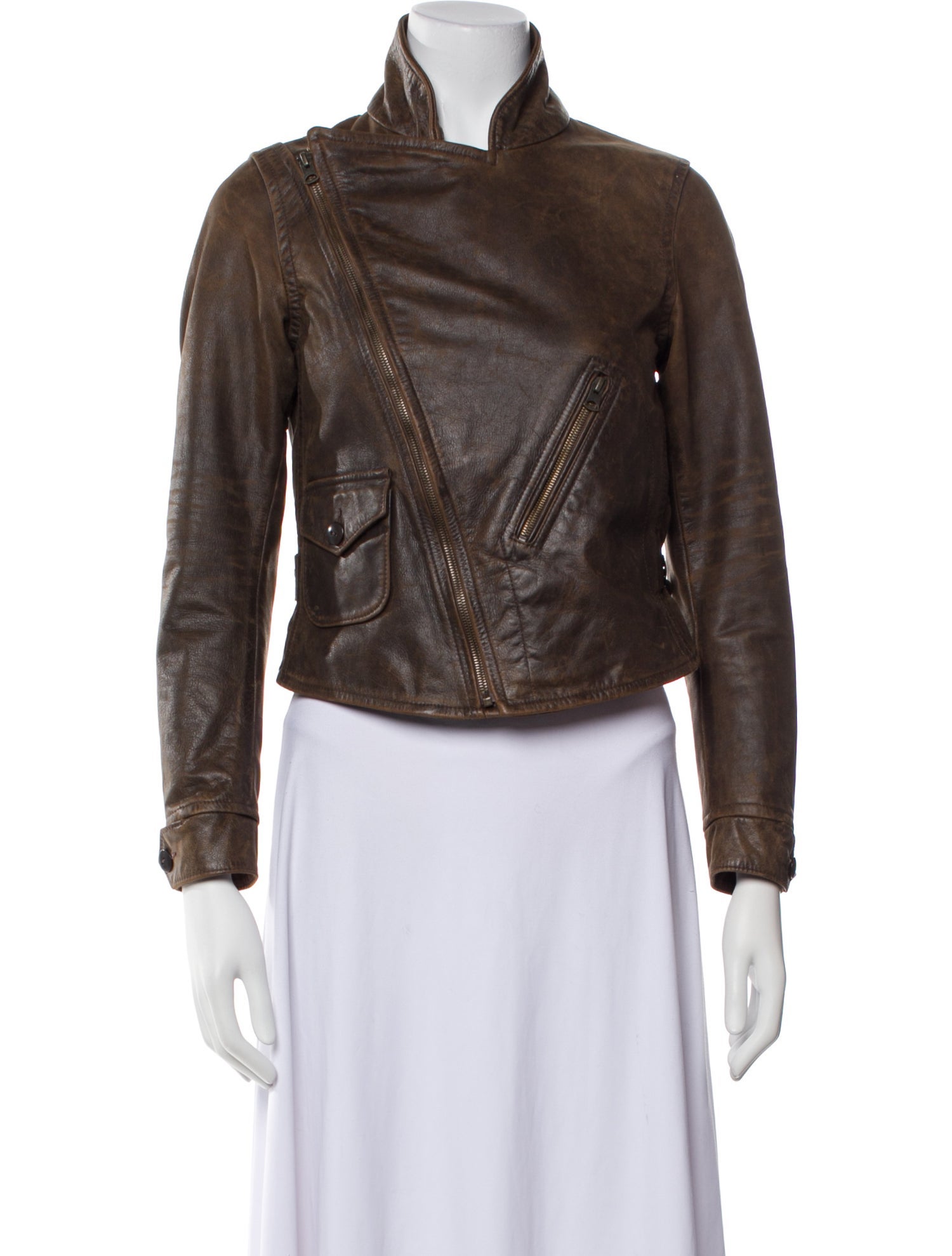 RRL & Co. Leather Biker Jacket