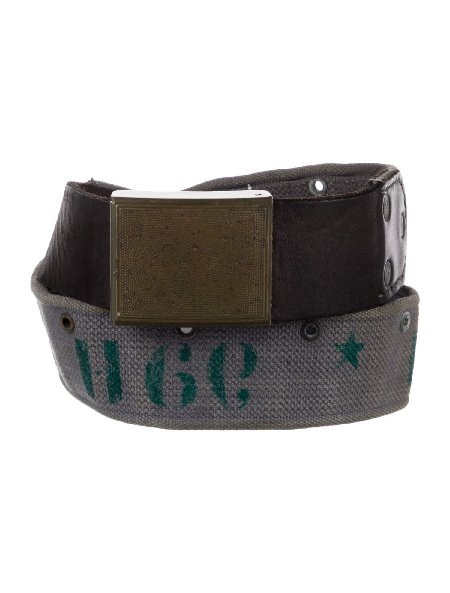 RRL & Co. Wide Canvas Belt