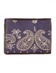RRL & Co. Leather Paisley Print Bifold Wallet