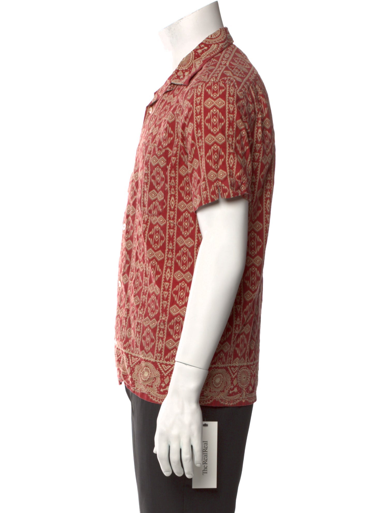 RRL & Co. Printed Short Sleeve Shirt