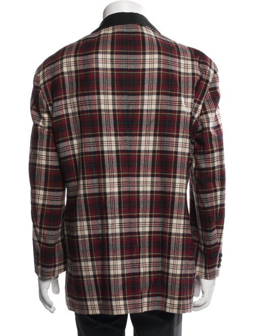 RRL & Co. Wool Plaid Print Peacoat