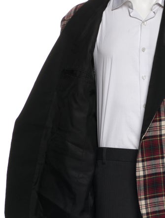 RRL & Co. Wool Plaid Print Peacoat