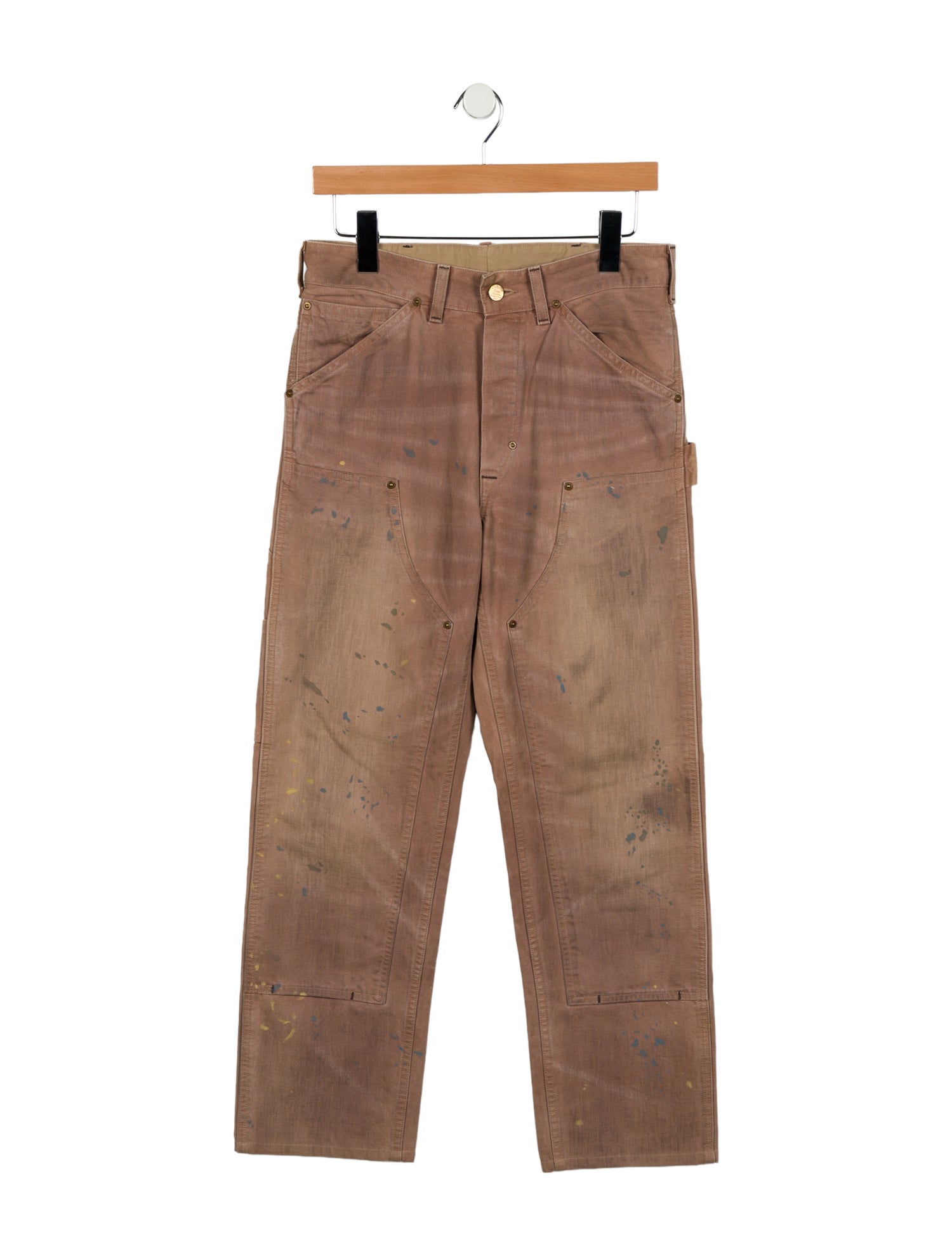 RRL & Co. High-Rise Straight Leg Jeans