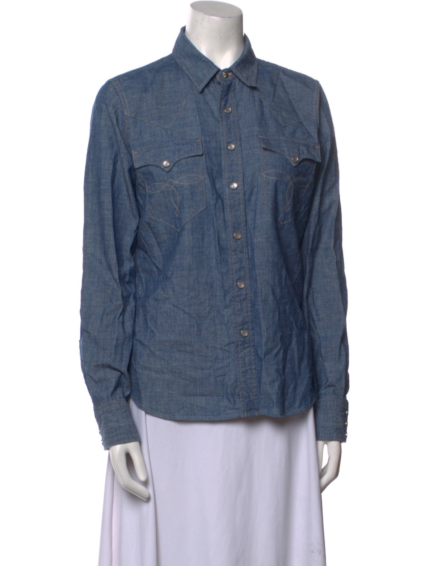 RRL & Co. Long Sleeve Button-Up Top